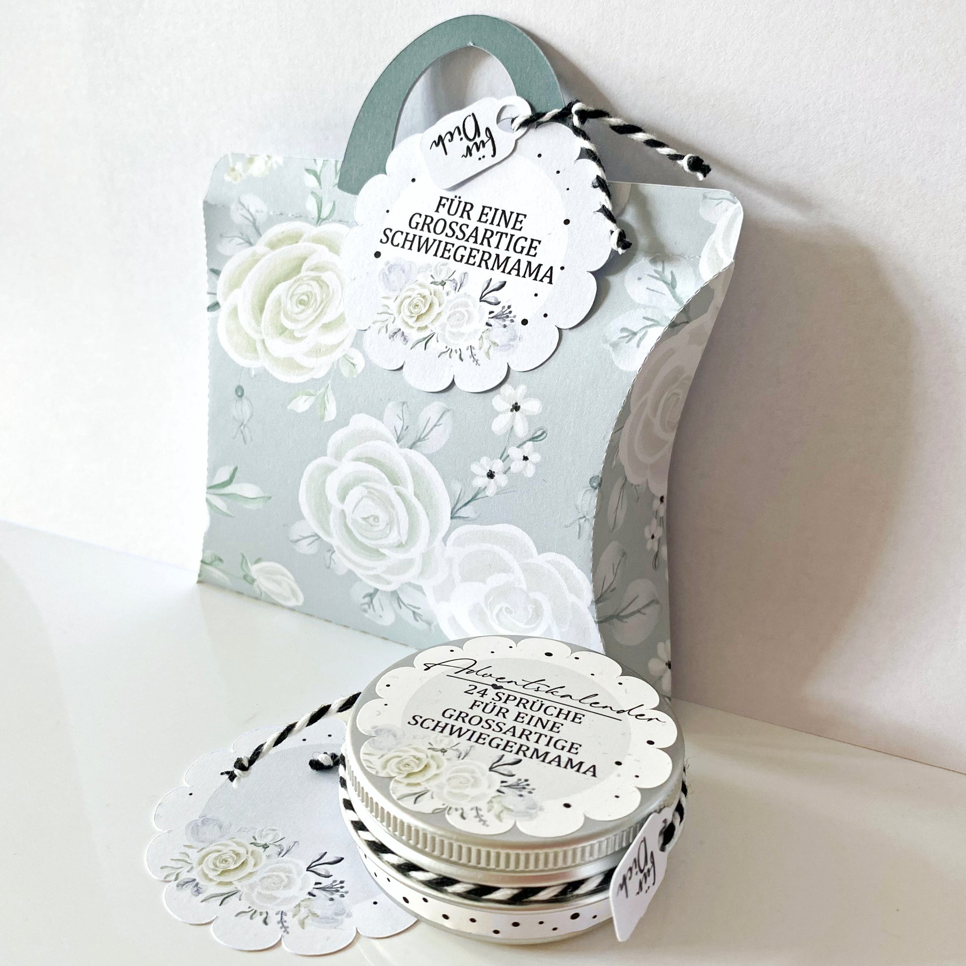 Mini Adventskalender - 24 Sprüche für Schwiegermama mit Verpackung