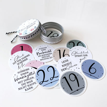 Mini Adventskalender - 24 Sprüche