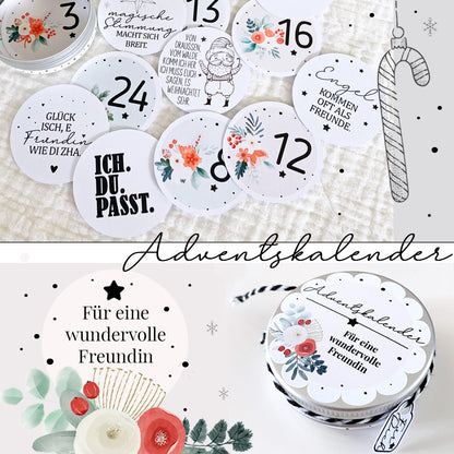 Mini Adventskalender für eine wundervolle Freundin