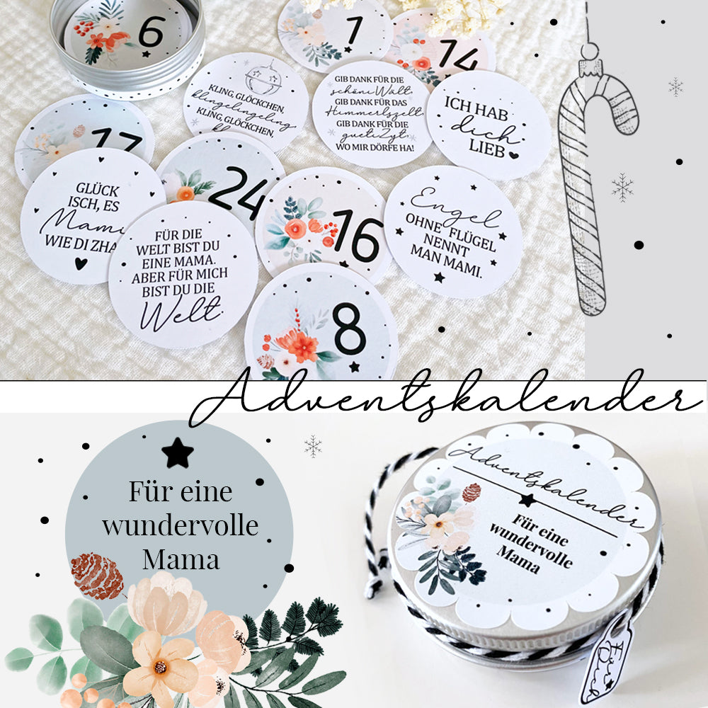 Mini Adventskalender für eine wundervolle Mama