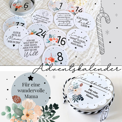 Mini Adventskalender für eine wundervolle Mama