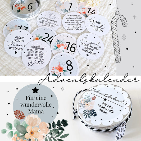 Mini Adventskalender für eine wundervolle Mama