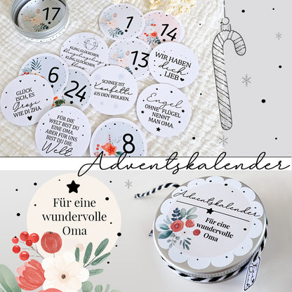 Mini Adventskalender für eine wundervolle Oma