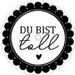 Einzelne Teelicht Botschaften | Du bist...