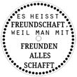 einzelne Teelicht Botschaften | Freundschaft