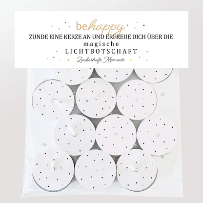 12 Zauberkerzen «be happy»