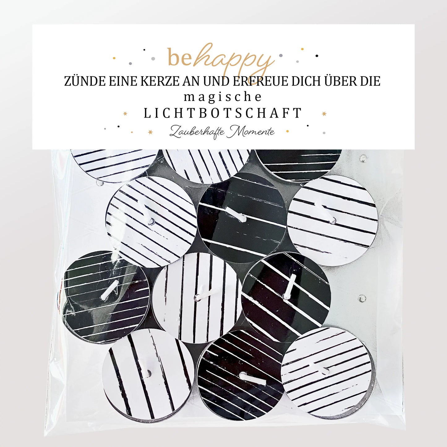12 Zauberkerzen «be happy»
