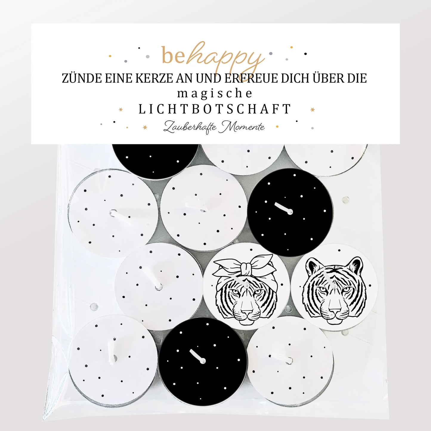 12 Zauberkerzen «be happy»