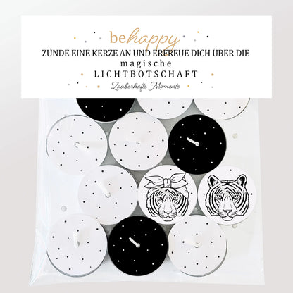 12 Zauberkerzen «be happy»