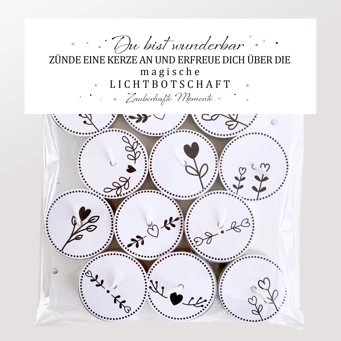 12 Zauberkerzen «Du bist wunderbar»
