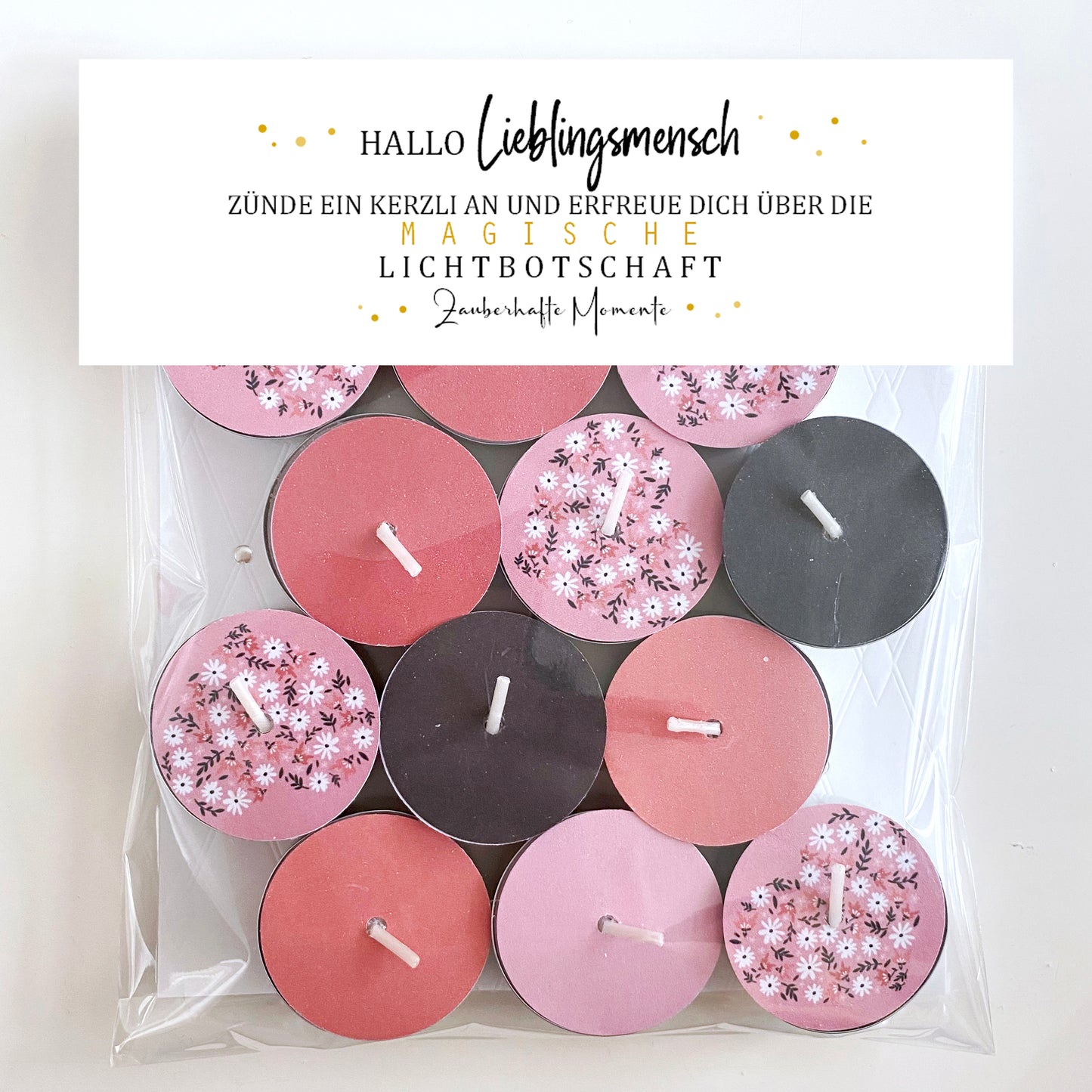 12 Zauberkerzen «Hallo Lieblingsmensch»