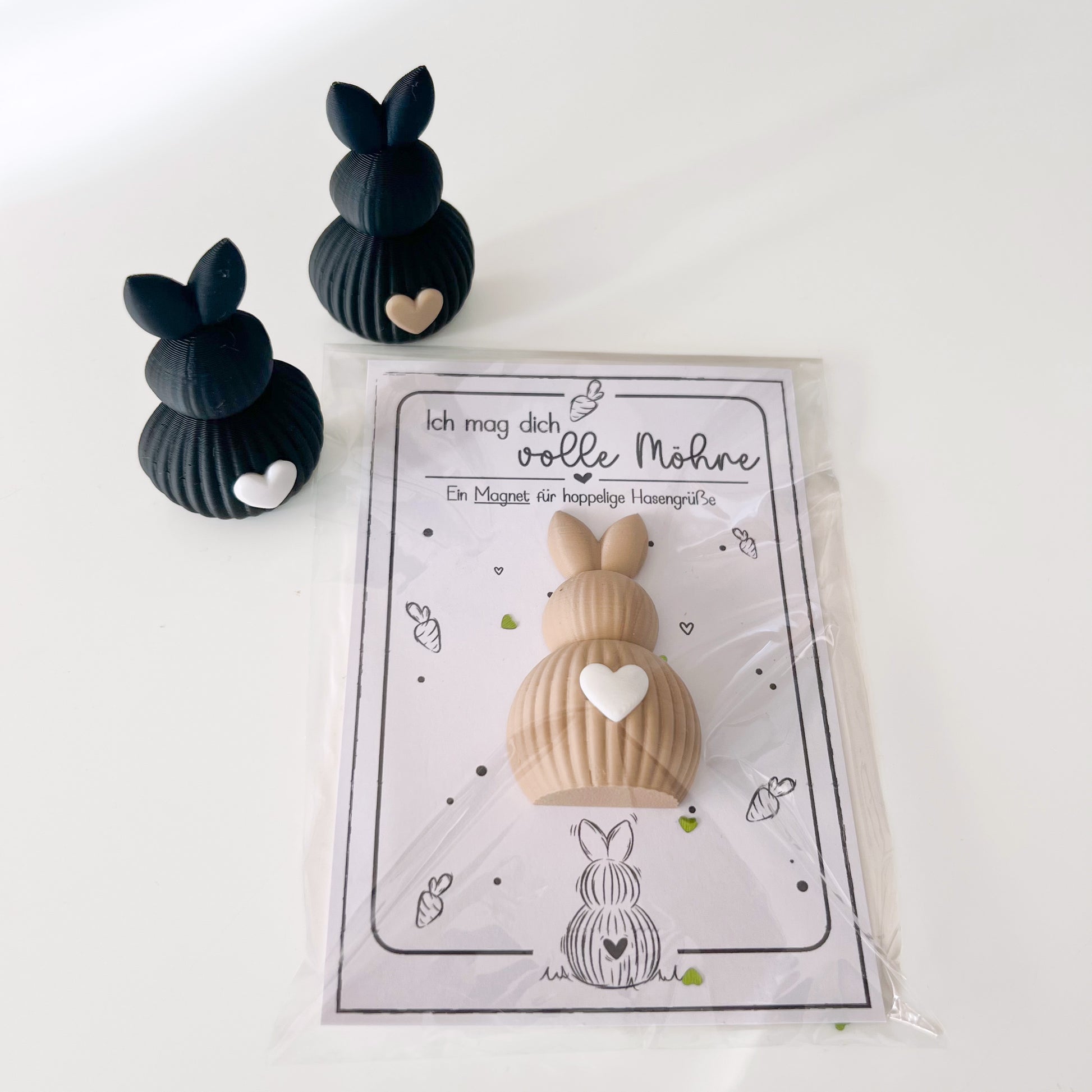 Magnet Hase mit oder ohne Verpackung?