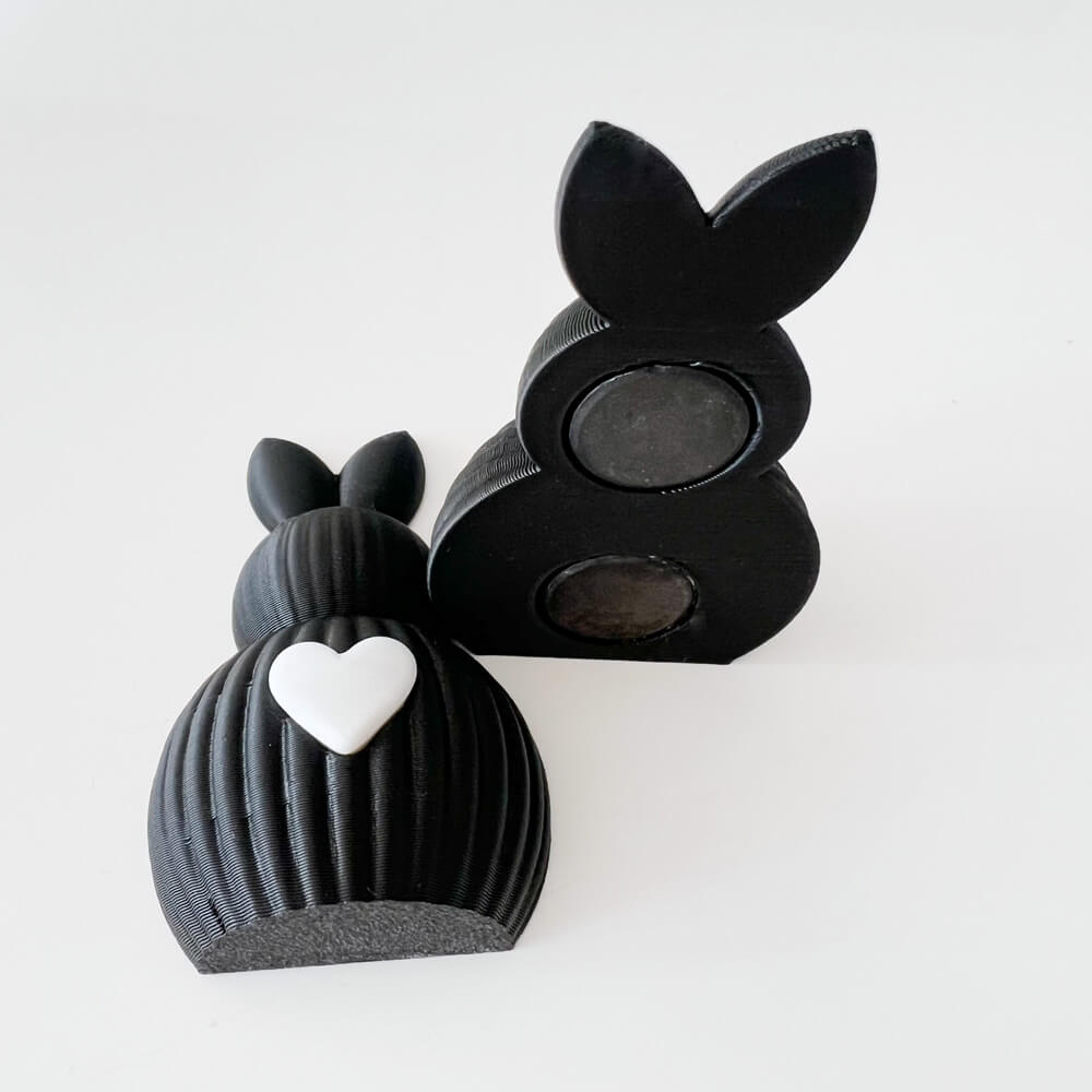 Magnet Hase Rückansicht