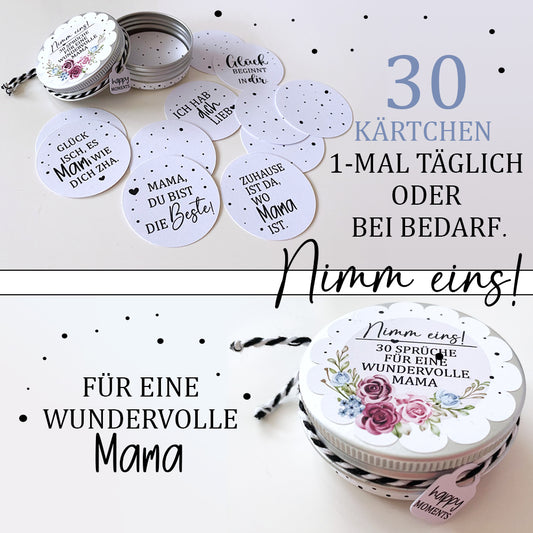 Spruchdose für eine wundervolle Mama