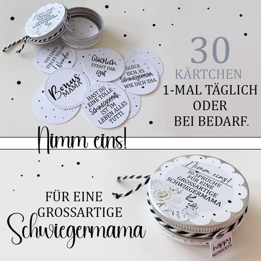 Spruchdose für eine grossartige Schwiegermama