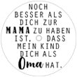 einzelne Teelicht-Botschaften | Oma