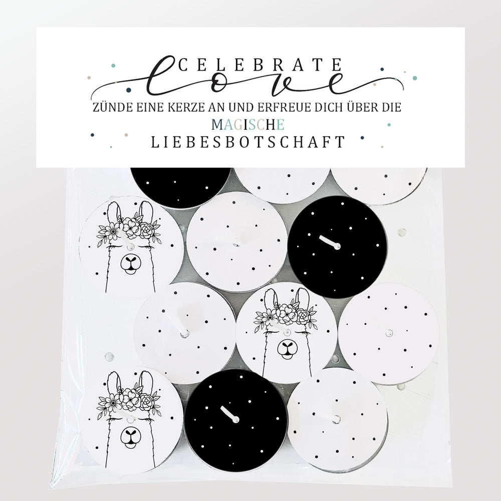 12 Zauberkerzen «celebrate love»