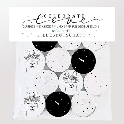 12 Zauberkerzen «celebrate love»