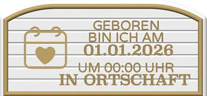Zug zur Geburt | personalisierbar