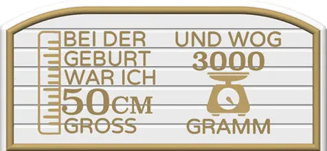 Zug zur Geburt | personalisierbar