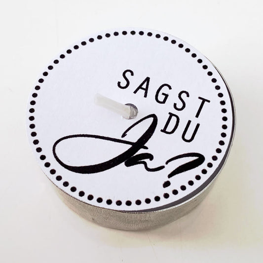 Teelicht-Deckel | Sagst du ja?