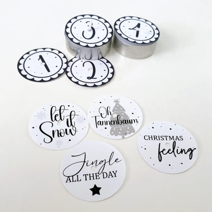 Adventskranz mit 4 Zauberkerzen