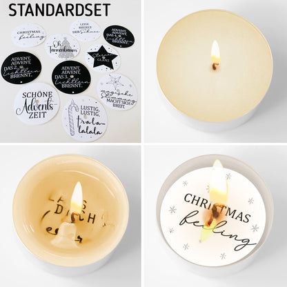 Adventskalender mit 24 Zauberkerzen - PERSONALISIERT