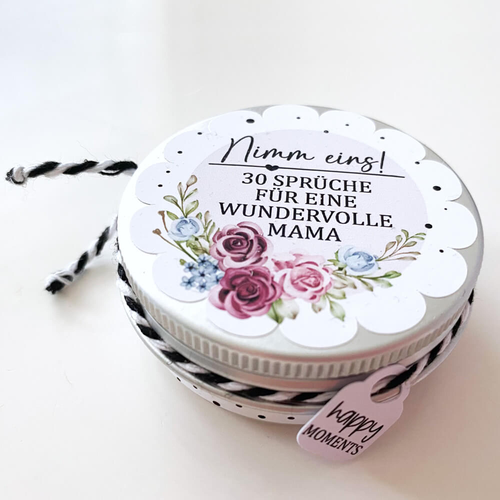 Spruchdose für eine wundervolle Mama