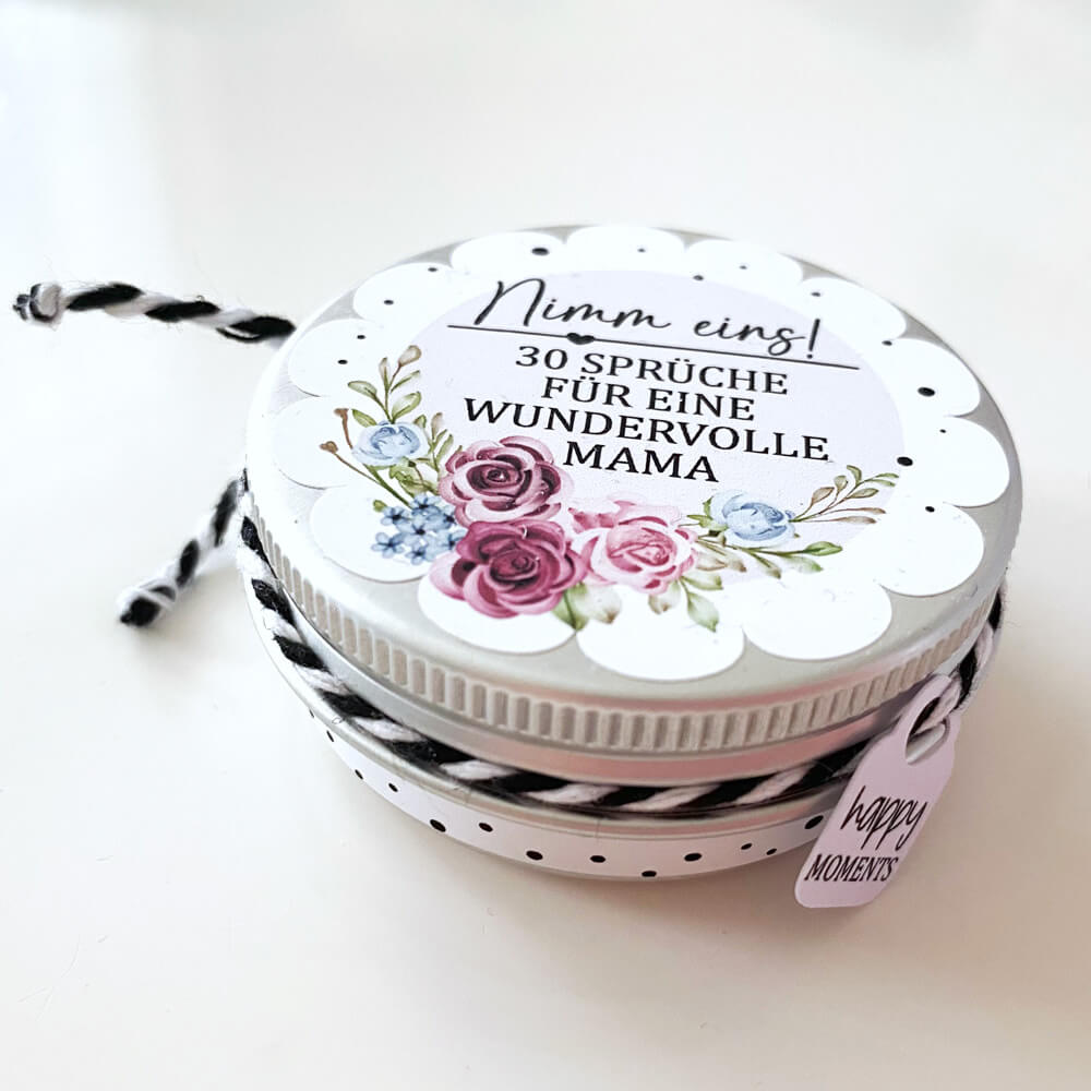 Spruchdose für eine wundervolle Mama