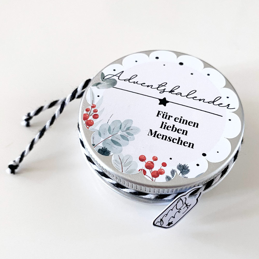 Mini Adventskalender für einen lieben Menschen