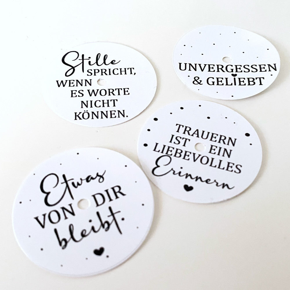Trauerkerzen mit 4 Zauberkerzen