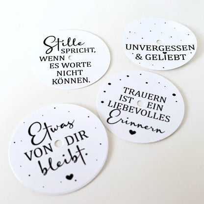 Trauerkerzen mit 4 Zauberkerzen