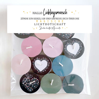 12 Zauberkerzen «Hallo Lieblingsmensch»