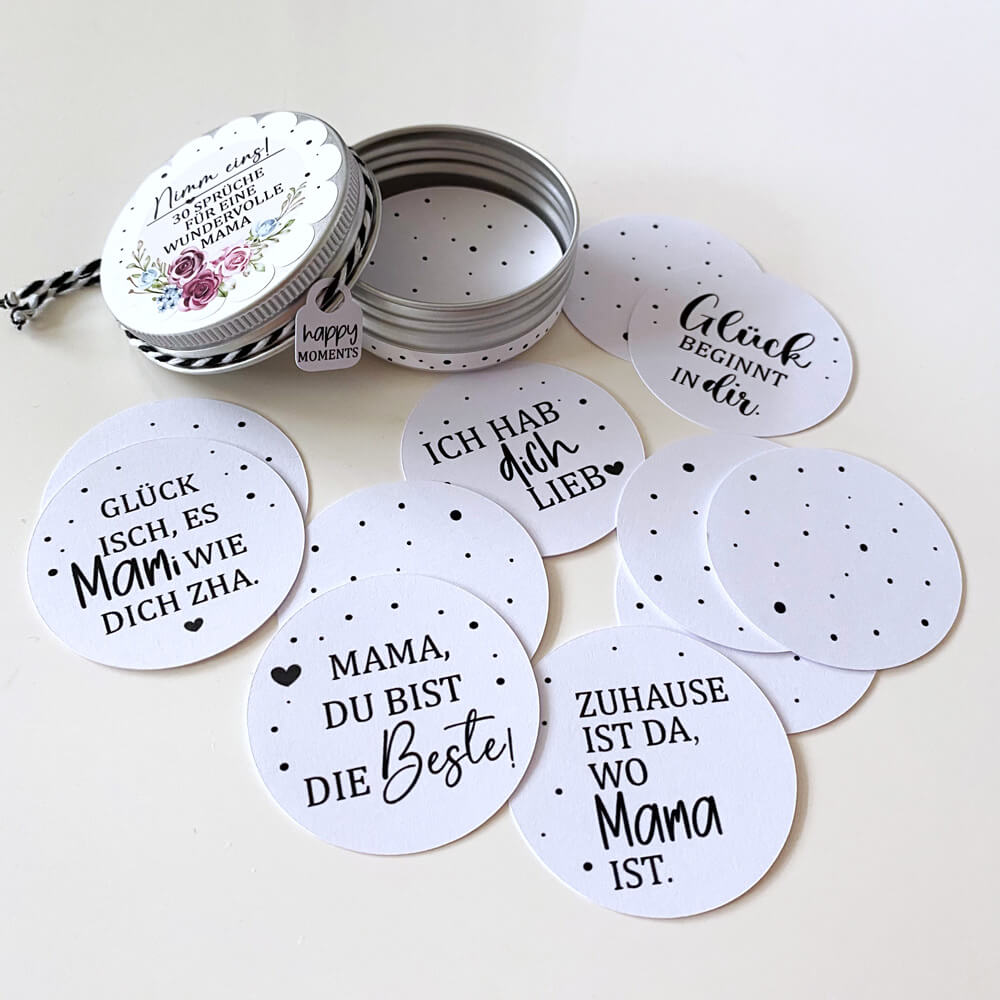 Spruchdose für eine wundervolle Mama