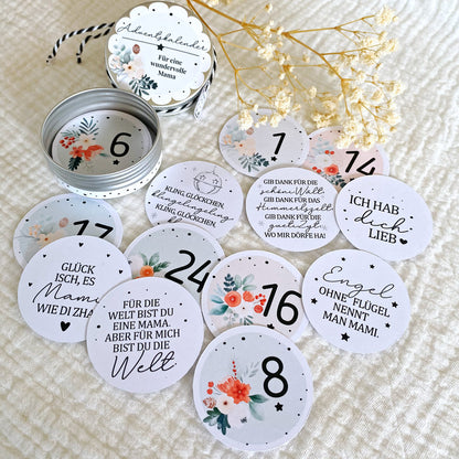 Die Sprüche drehen sich rund um das Thema Mama und Weihnachten