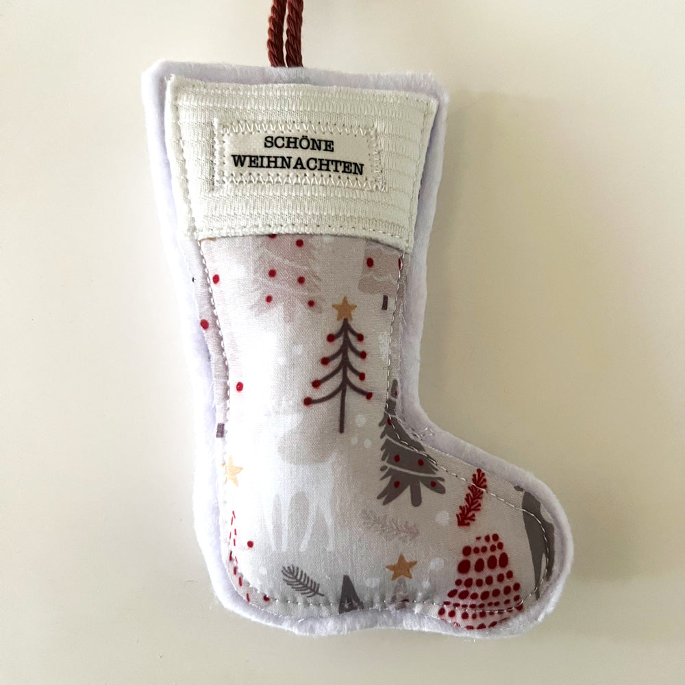 Weihnachtsstrumpf - festlicher Anhänger