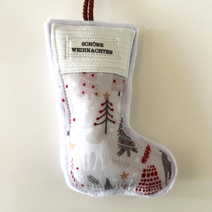 Weihnachtsstrumpf - festlicher Anhänger