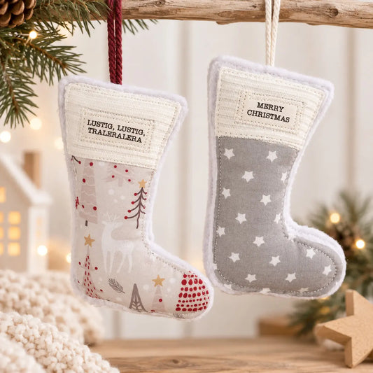 Weihnachtsstrumpf - festlicher Anhänger