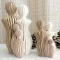 Preview: Familienstatue - bis zu 4 Kinder