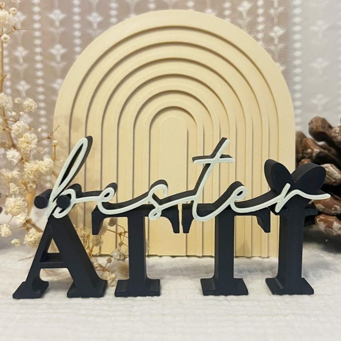 Bester Ätti - 3D Schriftzug