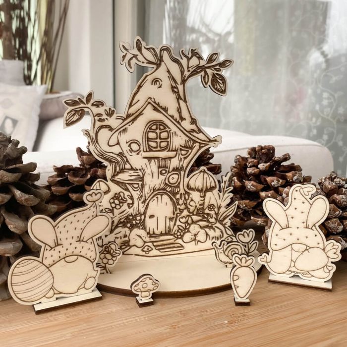 Dekobeispiel mit unserem Fabelhaus